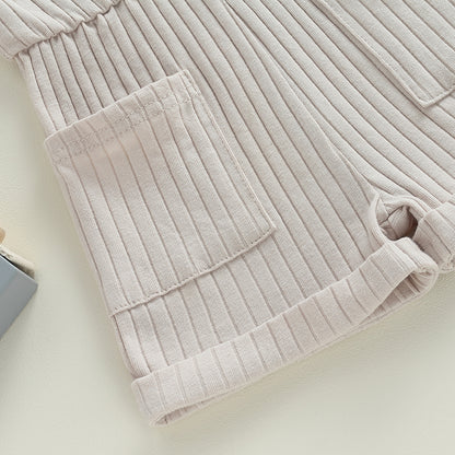 Sleeveless Ribbed Romper