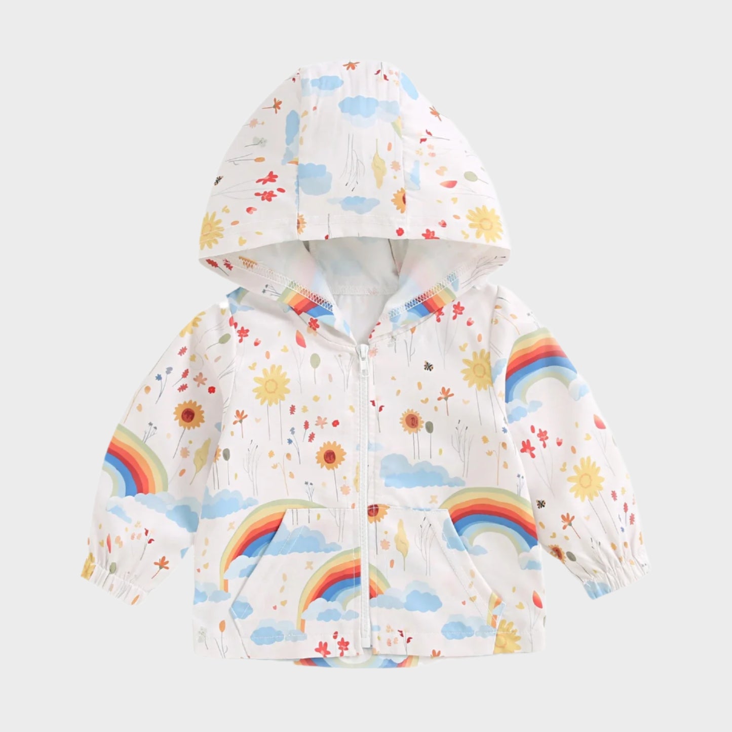 Hooded Rainbow Coat