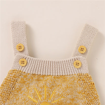 Knitted Sun Embroidered