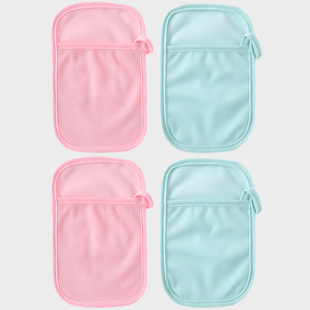 4 Pieces Washcloth Gloves