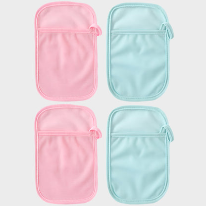 4 Pieces Washcloth Gloves