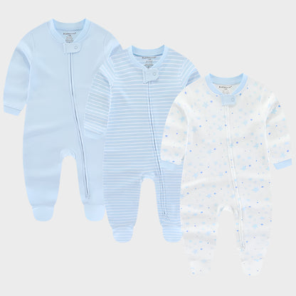 3 Pack kiddiezoom™ Long Sleeve Jumpsuits