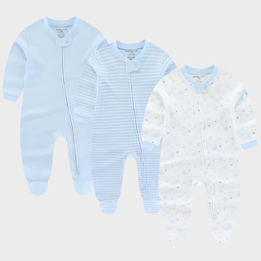 3 Pack kiddiezoom™ Long Sleeve Jumpsuits