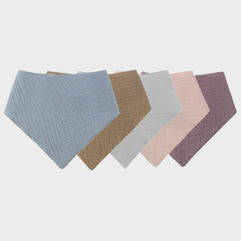 5 Piece Triangle Bandana Bib