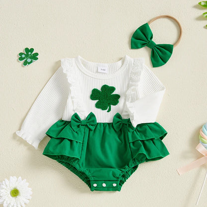Clover Bodysuit with Headband