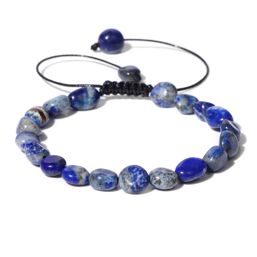 Apatite Stone Bead Bracelet Natural Aquamarines