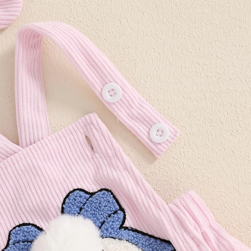 Body brodé lapin de Pâques