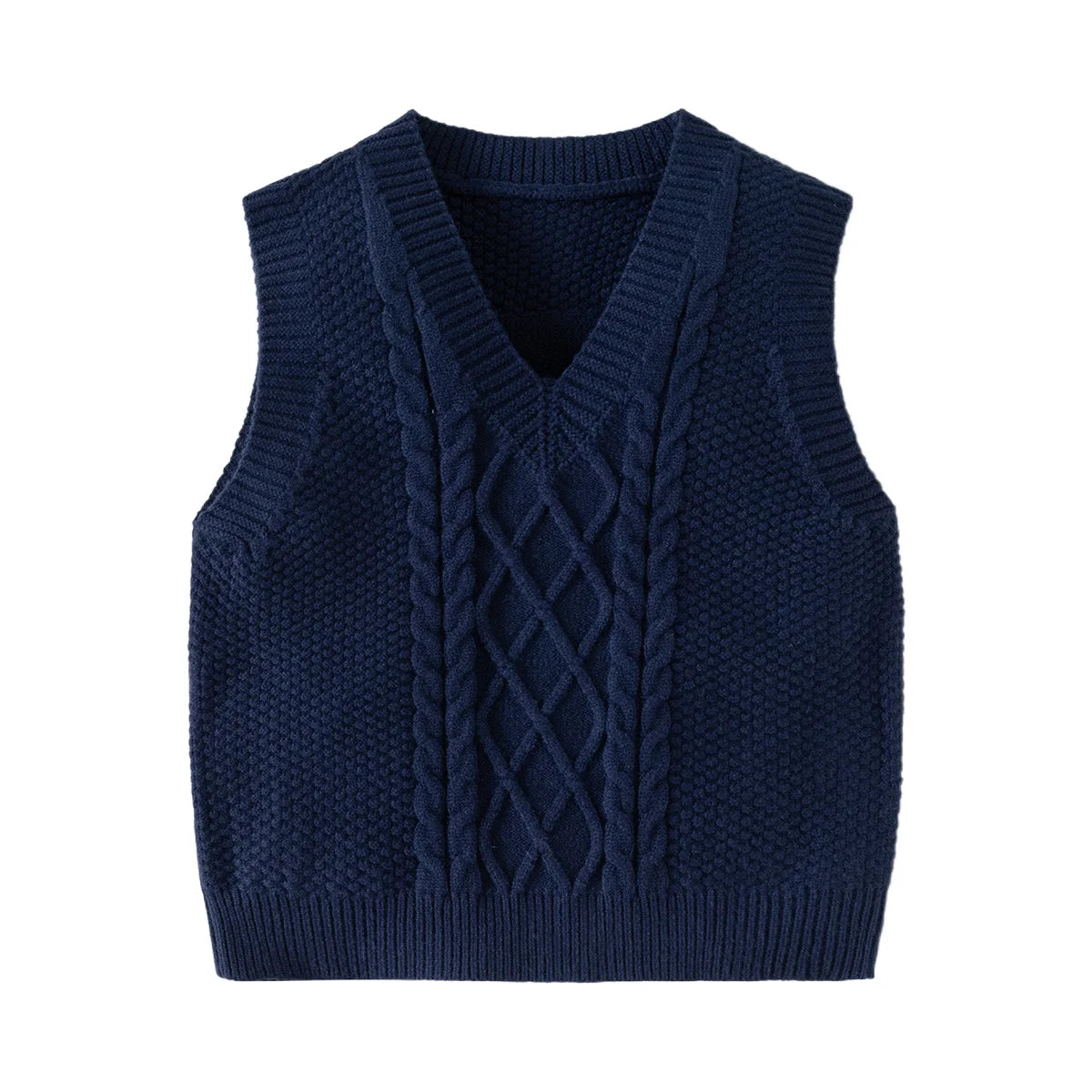 Gilet en tricot à col en V slim