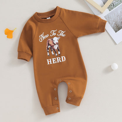 Farm Bull Cow Jumpsuit