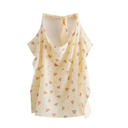 Couverture d'allaitement en mousseline pour bébé