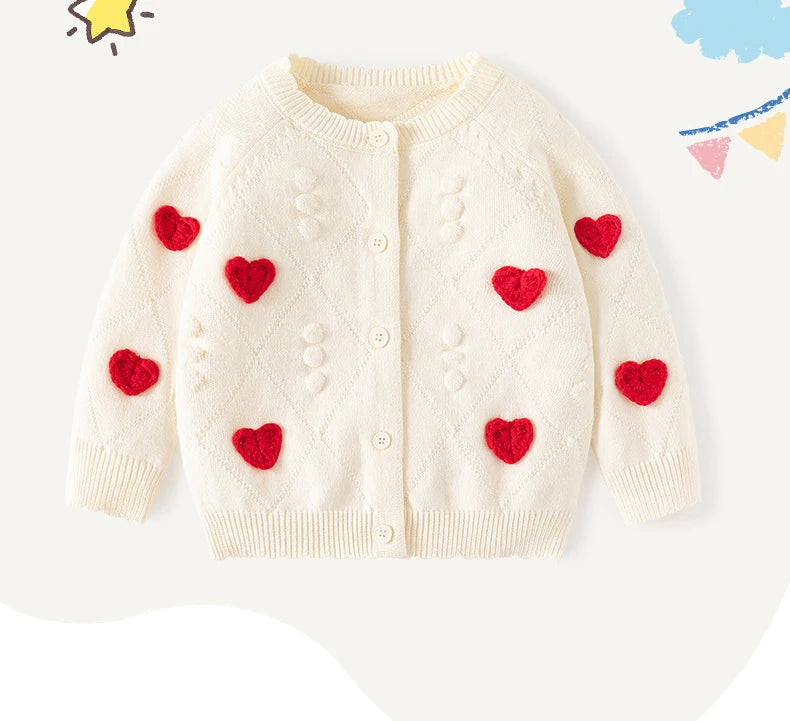 Tricot à manches longues avec broderie Love