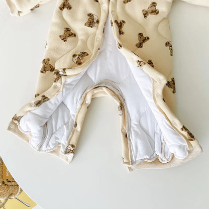Autumn Bear Romper