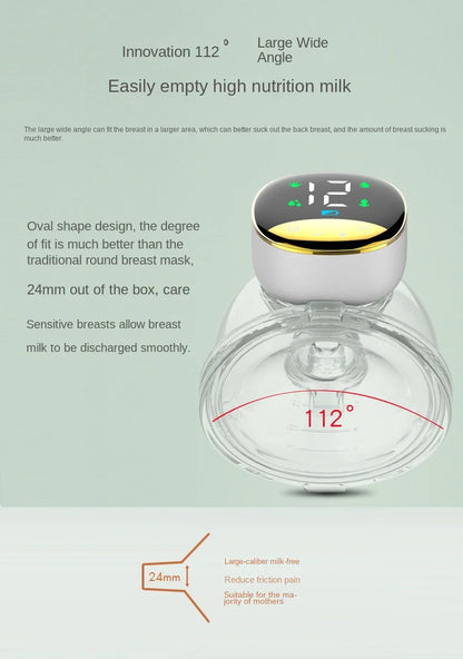 Tire-lait mains libres – Tire-lait électrique portable et portable