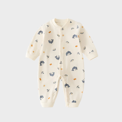 Autumn Cartoon Newborn Baby Romper