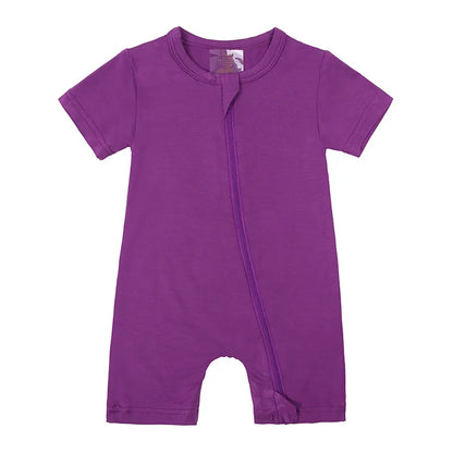 Combinaison à manches courtes en bambou