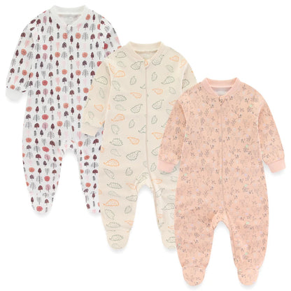 3 Pack kiddiezoom™ Long Sleeve Jumpsuits