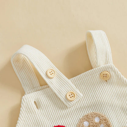 Christmas Overalls Romper