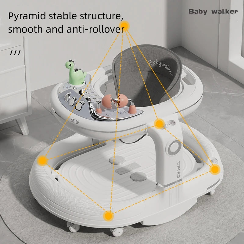 Trotteur pour bébé 6 et 1 marcheur d'activités pliable pour bébé