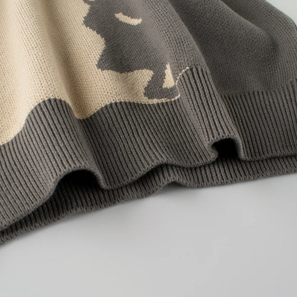 Cartoon Cat Designed Sweaters