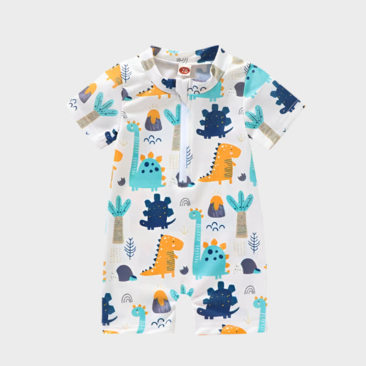 Maillot de bain dinosaure dessin animé