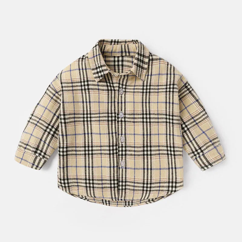 Checkered Long Sleeve Outwear