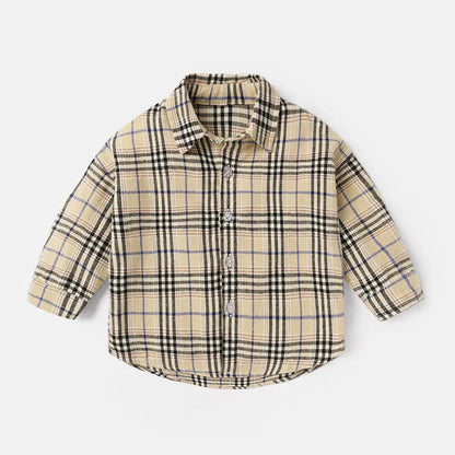 Checkered Long Sleeve Outwear