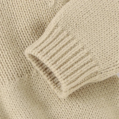 Autumn Knitted Embroidered Bodysuit