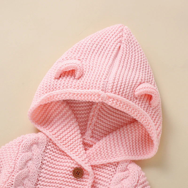 Hooded Knitted Jumpsuit