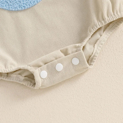 Embroidered Cartoon Bodysuit