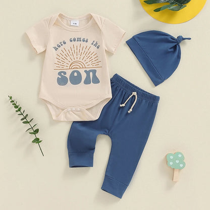3 Piece Summer Baby Outfit