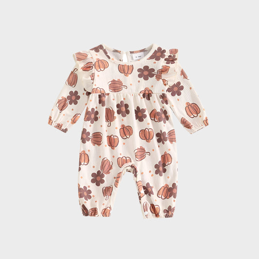 Halloween Ruffle Romper