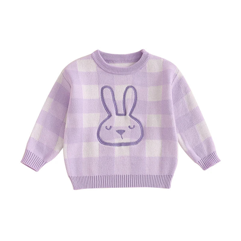 Checkered Bunny Sweater