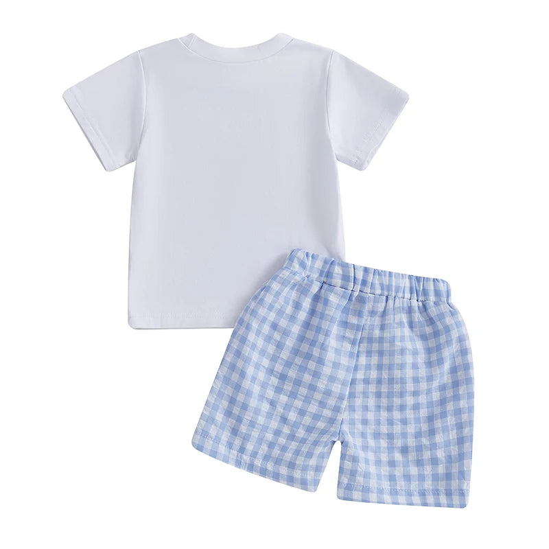 2 Piece Set Easter Outfit Carrot Cart Embroidery Full Suit