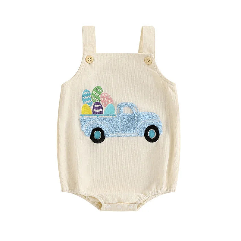 Embroidered Cartoon Bodysuit