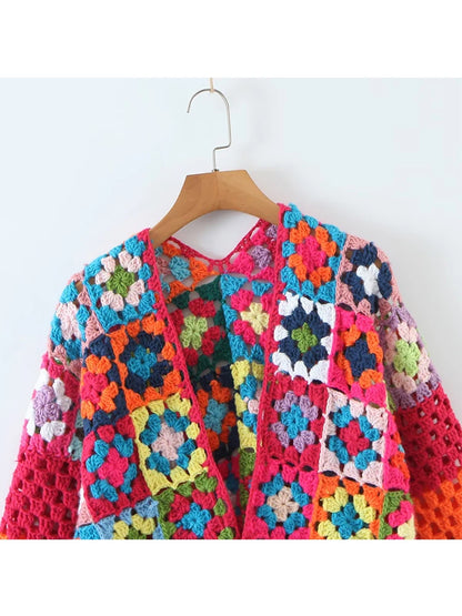 Classical Knitted Cardigan Retro Sweater