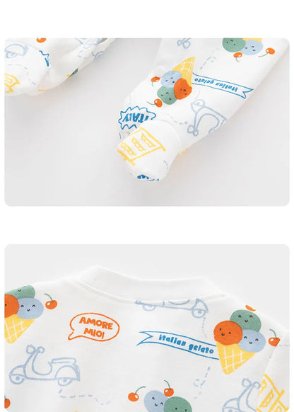 Combinaison enrobée de crème glacée