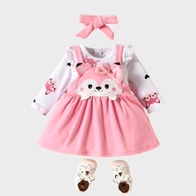 Cartoon Kitty Dress