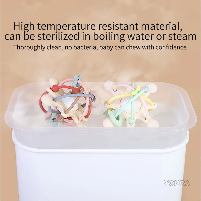 Rattle & Sensory Teether Bed Bell