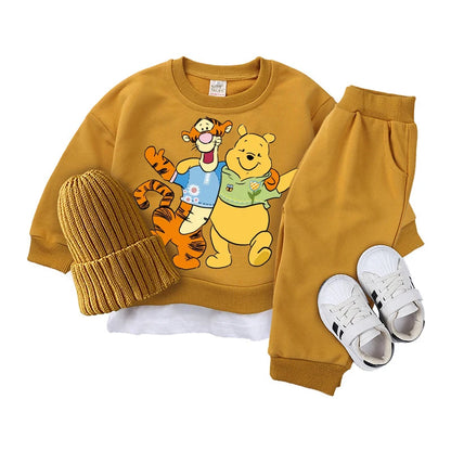 3 Piece Winnie the Pooh Knitted Tracksuit