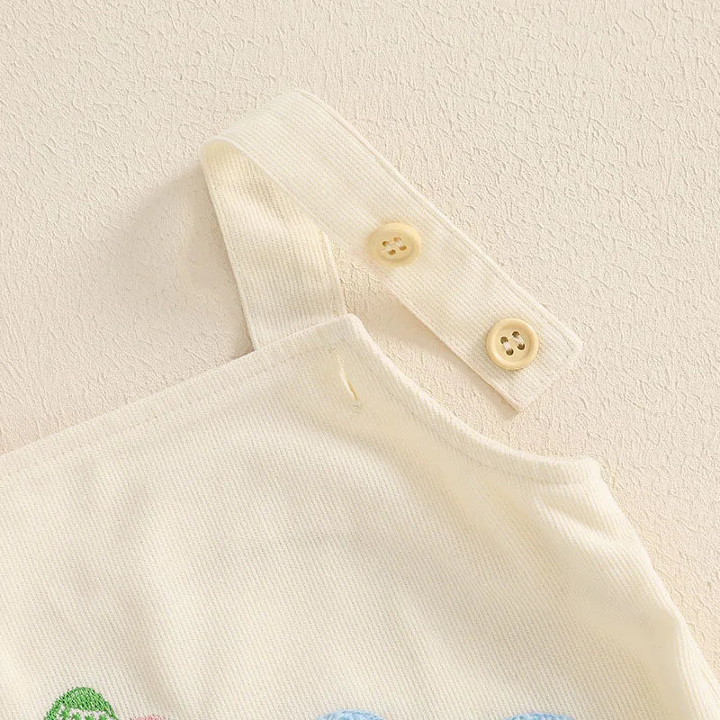 Embroidered Cartoon Bodysuit