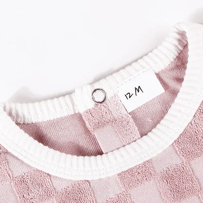Onesies Checkered Jumpsuit