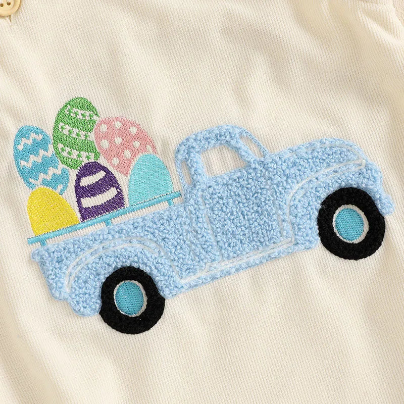 Embroidered Cartoon Bodysuit