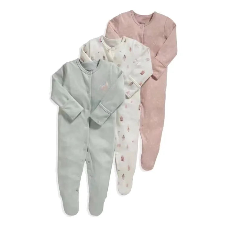 3 Pieces Essential Newborn Jumpsuit