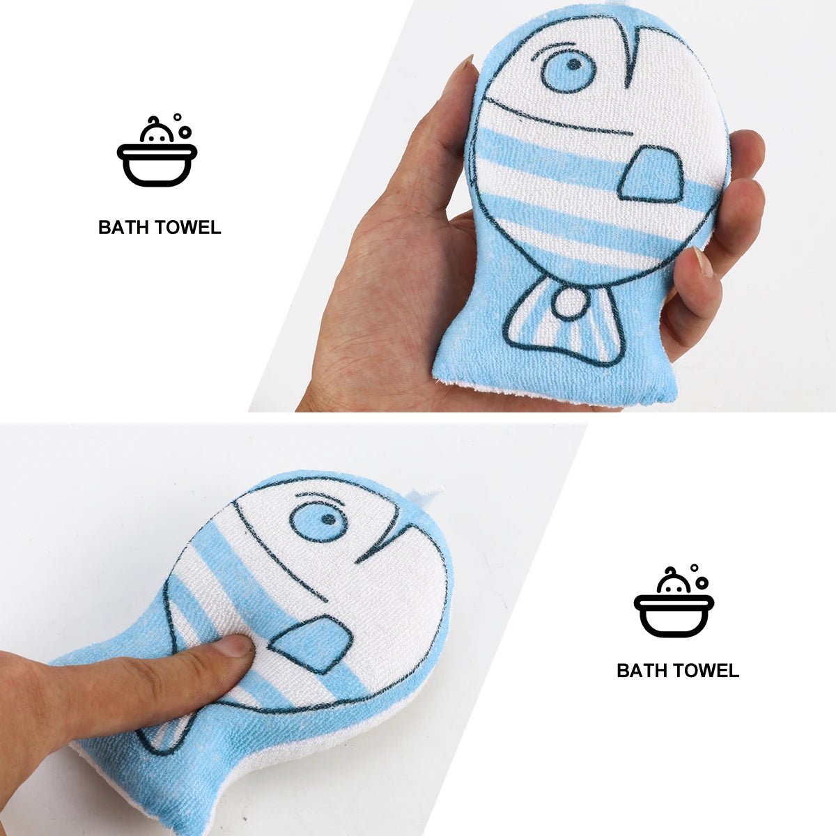 3 Pieces Bath Sponge