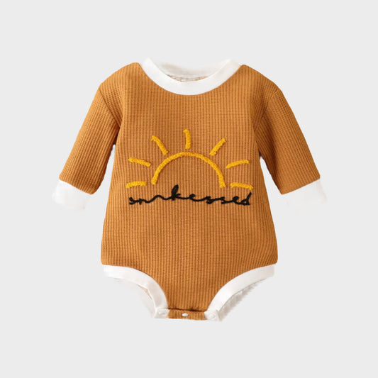 Sun Embroidered Bodysuit