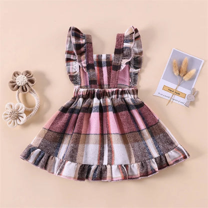 Fly Sleeve Christmas Dress