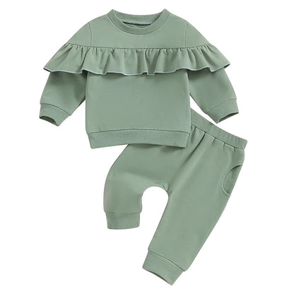 Ensemble 2 pièces pour bébé fille - Tenue d'automne