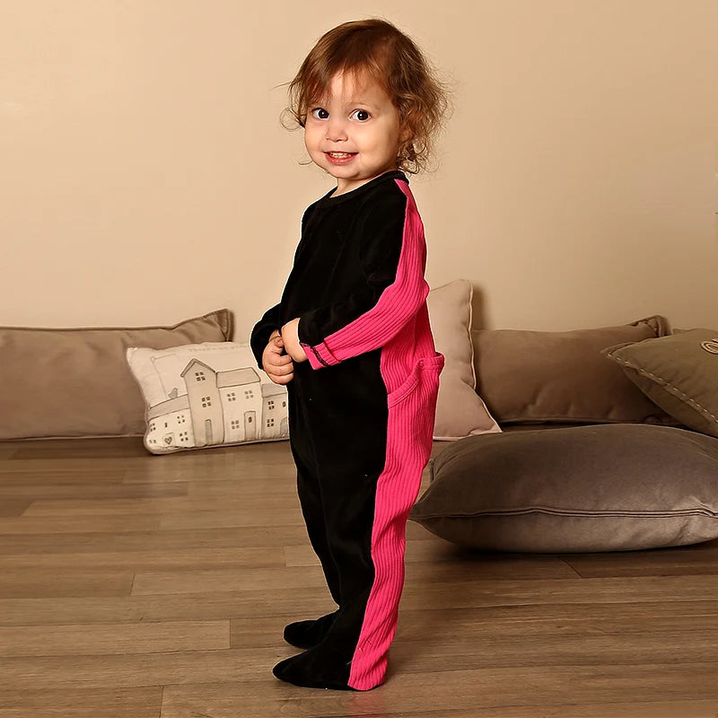 Long sleeves Ribbed Winter Jumpsuit