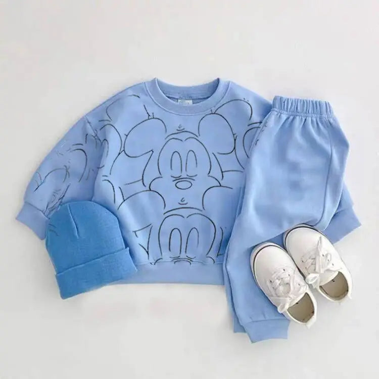 3 Piece Pooh Knitted Waffle Tracksuit