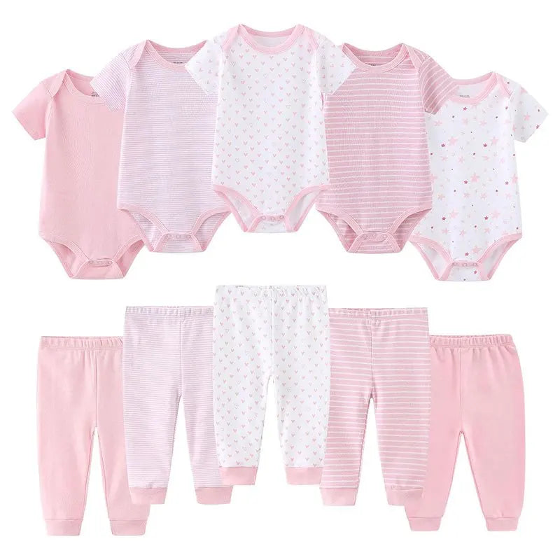 5 Sets Bodysuit with Pants